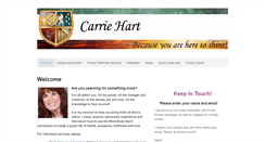 Desktop Screenshot of carriehart.com